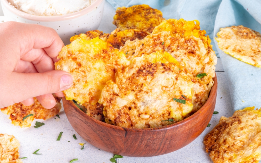 Crispy Cottage Cheese Chips Recipe