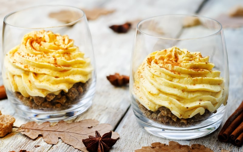 Pumpkin Spice Cheesecake Mousse