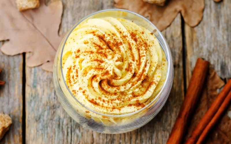 Pumpkin Spice Cheesecake Mousse
